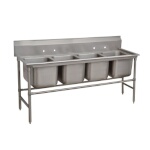 Advance Tabco 94-44-96 - Four Compartment Sink, overall 32