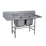 Advance Tabco 94-82-40-24RL - Two Compartment Sink, 93