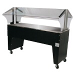 Advance Tabco B4-STU-B - Portable Solid Top Buffet Table, 62-7/16