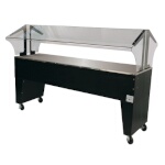 Advance Tabco B5-STU-B - Portable Solid Top Buffet Table, 77-3/4