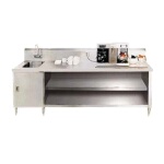 Advance Tabco BEV-30-72L - Beverage Table, 72