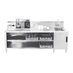 Advance Tabco BEV-30-72R - Beverage Table, 72