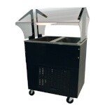 Advance Tabco BMACP2-B-SB - Serving Counter with Mechanically Assisted Cold Pan,