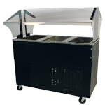 Advance Tabco BMACP3-B-SB - Serving Counter with Mechanically Assisted Cold Pan,