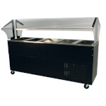 Advance Tabco BMACP5-B-SB - Serving Counter with Mechanically Assisted Cold Pan,