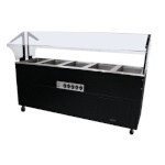 Advance Tabco BSW5-240-B-SB - Hot Food Buffet Table, electric, (5) wells, solid base, (208-240v)