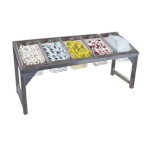 Advance Tabco CDR-5 - Condiment Holder, countertop, portable, 36-3/4