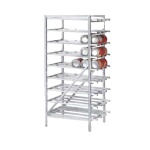 Advance Tabco CR10-162 - Can Rack, stationary design with bullet feet, with slop