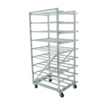 Advance Tabco CR10-162M - Can Rack, mobile design with casters, with sloped glid