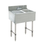 Advance Tabco CRB-22C - (2) Compartment Sink Unit, 24