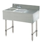 Advance Tabco CRB-32L - (2) Compartment Sink Unit, 36