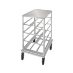 Advance Tabco CRSS10-72 - Can Rack, low-profile mobile design with stainless ste