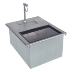 Advance Tabco D-24-WSIBL2-X - Ice & Water Unit, drop-in, 18