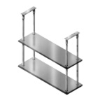 Advance Tabco DCM-18-60 - Shelf, ceiling mounted, double-deck, 60