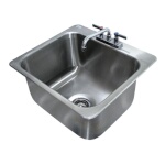 Advance Tabco DI-1-2012 - Drop-In Sink, 1-compartment, 23