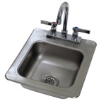 Advance Tabco DI-1-25-X - Drop-In Bar Hand Sink, 9