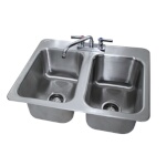 Advance Tabco DI-2-10 - Drop-In Sink, 2-compartment, 25.5