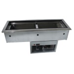 Advance Tabco DISLRCP-2 - Slim Series Cold Food Well Unit, drop-in, (2) refriger