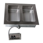 Advance Tabco DISW-2-240 - Hot Food Well, drop-in, electric, 30-1/2”W, (2) wells, wet or dry operation