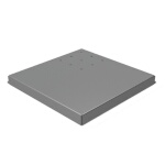 Advance Tabco DRKC-90-OC - Bar Drink Rail, outside corner filler, for 90° corner