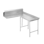 Advance Tabco DTC-G70-72R - Island-Clean Dishtable, L-shaped, right of dish machine, 71