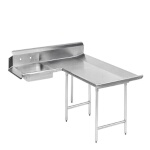 Advance Tabco DTS-D30-108R - L-Shaped Soiled Dishtable, 107