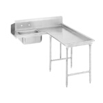 Advance Tabco DTS-G30-60R - L-Shaped Soiled Dishtable, 59