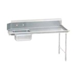 Advance Tabco DTS-S70-60R-X - Straight-Soil Dishtable, right to left, with pre-rinse sink, 59