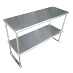 Advance Tabco EDS-12-60-X - Double Overshelf, table mounted, 60-1/4