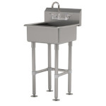 Advance Tabco FC-FM-2721-F - Service Sink, free standing, (1) faucet, 27