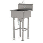 Advance Tabco FC-FM-2721KV - Service Sink, free standing, with knee valve, 27