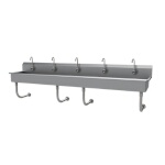 Advance Tabco FC-WM-100EFADA - Hand Sink, wall mount, with (5) electronic faucets, 100