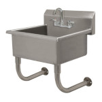 Advance Tabco FC-WM-2219-F - Service Sink, wall mount, (1) faucet, 23