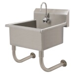 Advance Tabco FC-WM-2721EF - Service Sink, wall mounted, with electronic faucet,  24