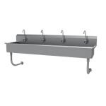 Advance Tabco FC-WM-80EF - Hand Sink, wall mount, with (4) electronic faucets, 80