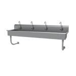 Advance Tabco FC-WM-80EFADA - Hand Sink, wall mount, with (4) electronic faucets, 80