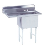 Advance Tabco FS-1-1620-18L - One Compartment Sink, 36-1/2