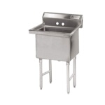 Advance Tabco FS-1-1824 - (1) Compartment Sink, no drainboards, overall 29-1/2