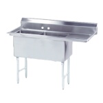 Advance Tabco FS-2-1620-18R - Two Compartment Sink, 52-1/2