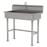 Advance Tabco FS-FM-1-EFADA - Service Sink, free standing, with electronic faucet, 40