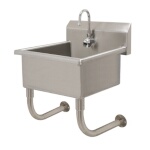 Advance Tabco FS-WM-2219EF - Service Sink, wall mounted, with electronic faucet, 23