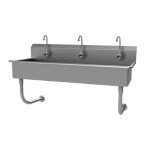 Advance Tabco FS-WM-60EF - Hand Sink, wall mount, with (3) electronic faucets, 60