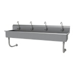 Advance Tabco FS-WM-80EF - Hand Sink, wall mount, with (4) electronic faucets, 80