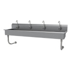 Advance Tabco FS-WM-80EFADA - Hand Sink, wall mount, with (4) electronic faucets, 80