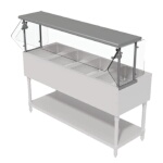 Advance Tabco GSG-15-4WELL - Food Shield, self service, 64-5/16