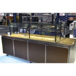 Advance Tabco GSGD-40-72 - Food Shield, self service, double sided, 40