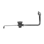 Advance Tabco K-15 - Lever Waste Drain, twist handle operated with built in over