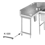 Advance Tabco K-520 - Poly Board/Sink Cover Storage Holder, holds up to (2) boar