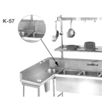 Advance Tabco K-57 - Welded field joint (welded in field by others)
