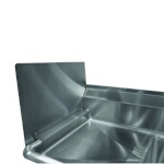 Advance Tabco K-700D - Side splash, removable, for dish tables, 12